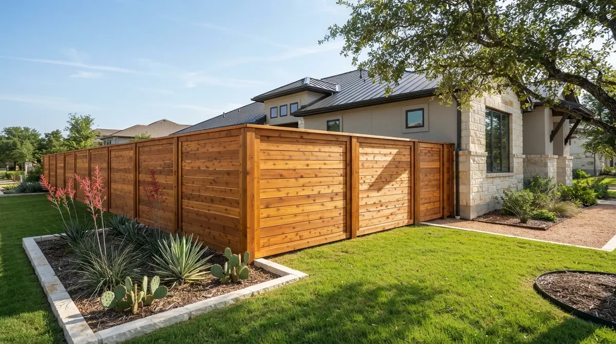 Residential fence installation in San Antonio